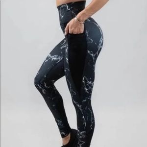 Dark marble BuffBunny leggings